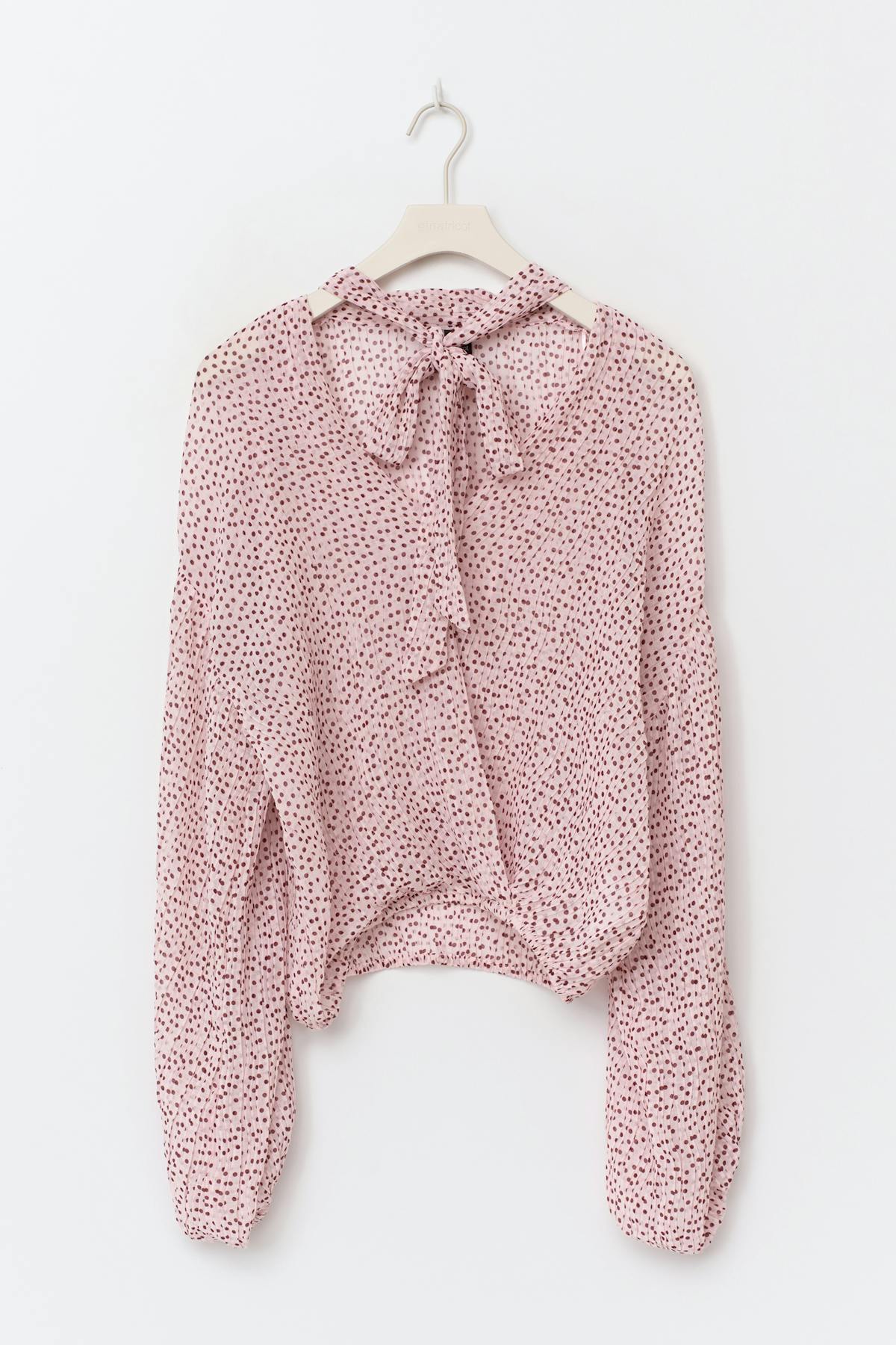 Scarf blouse