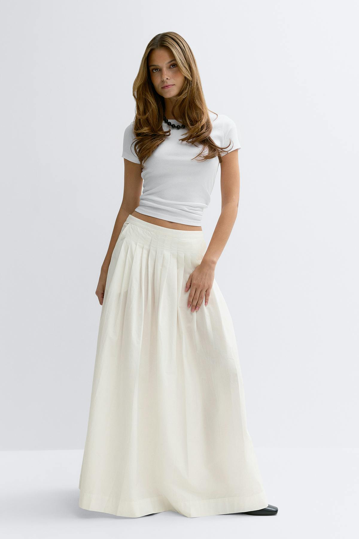 Pleated skirt