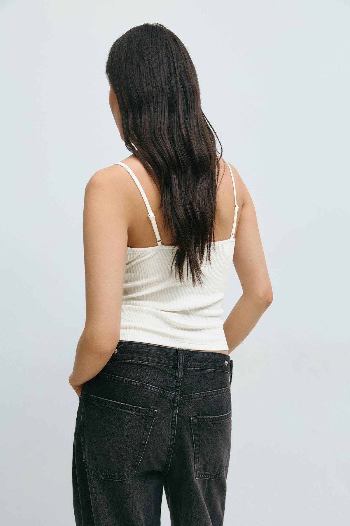 Lace detail singlet