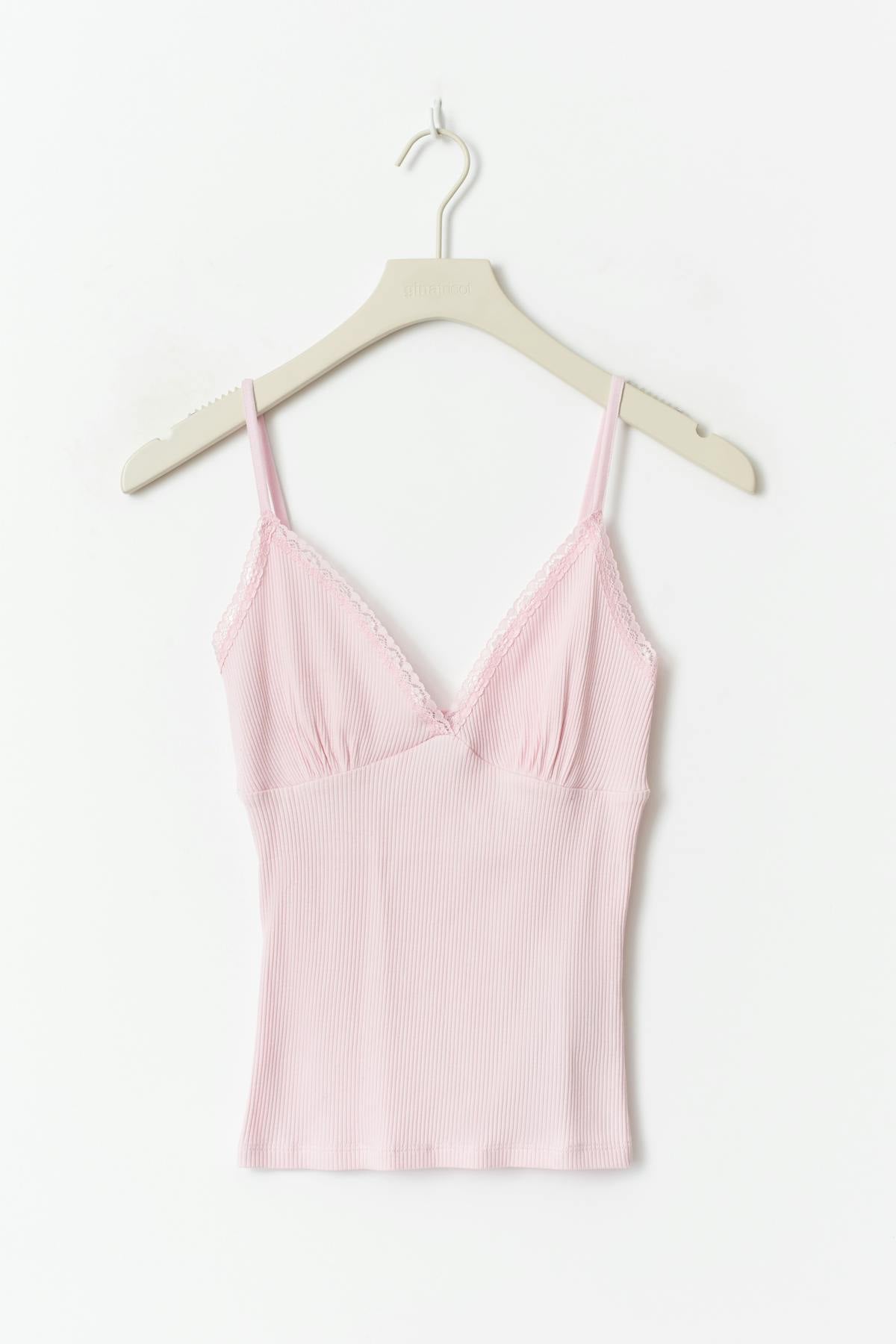 Lace detail singlet