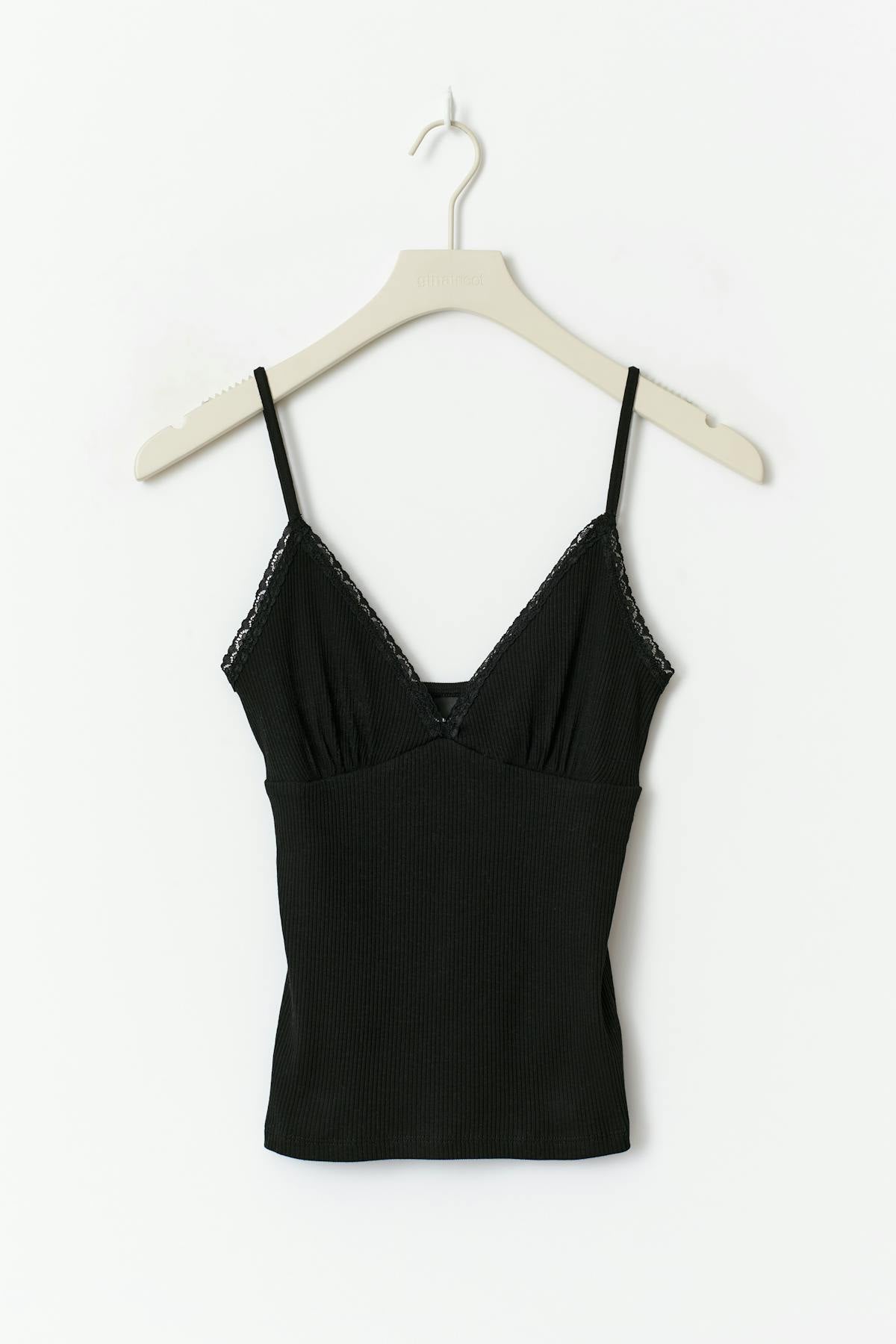 Lace detail singlet