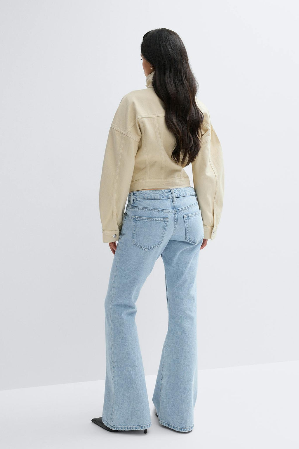 Low full length flare jeans