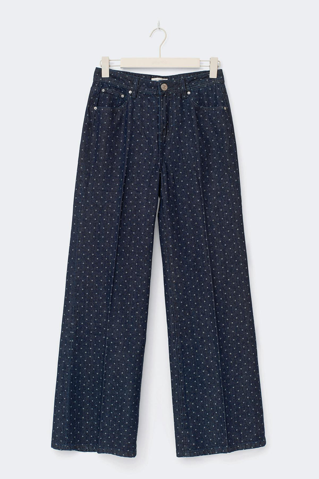 Polka dot jeans