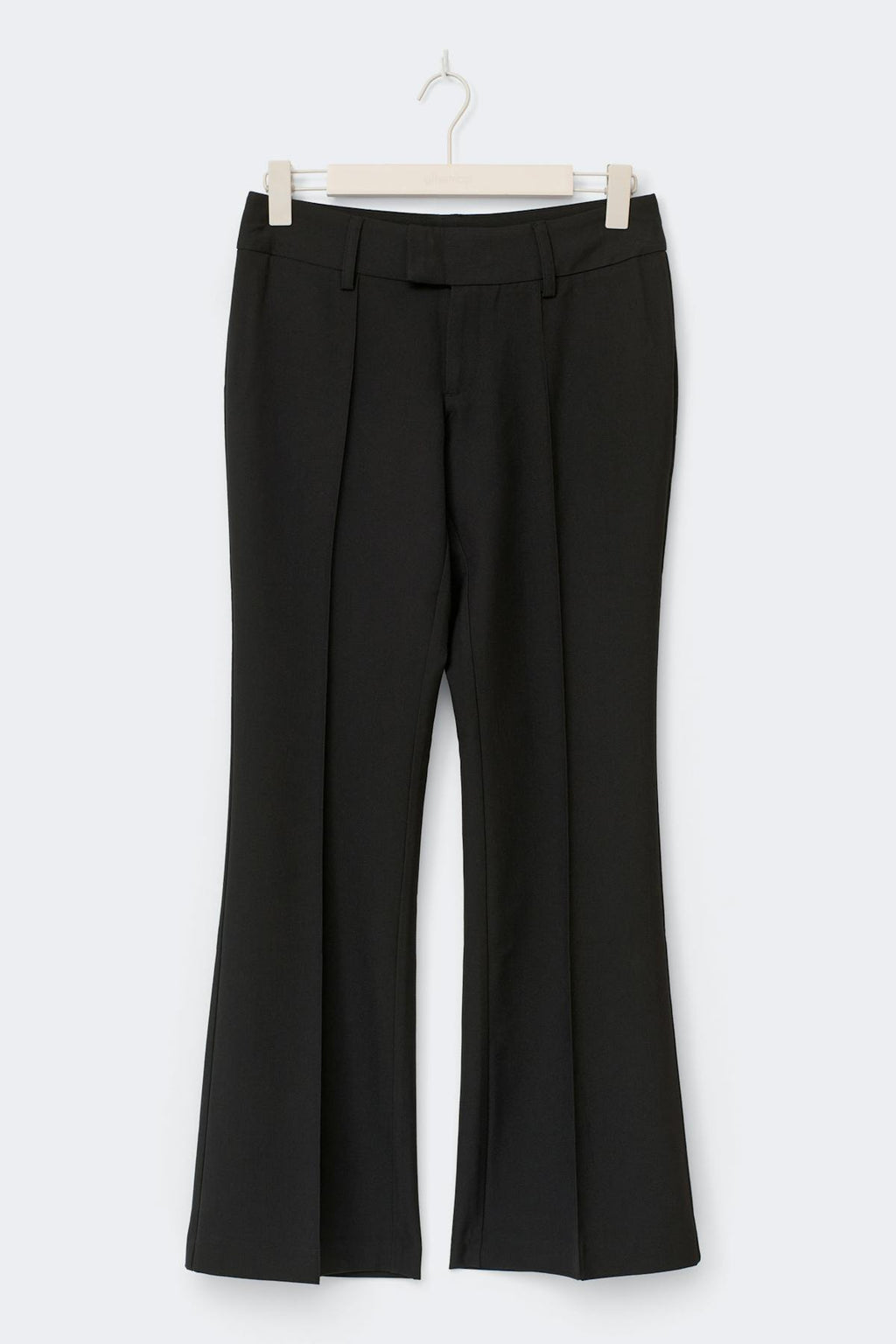 Low waist bootcut trousers
