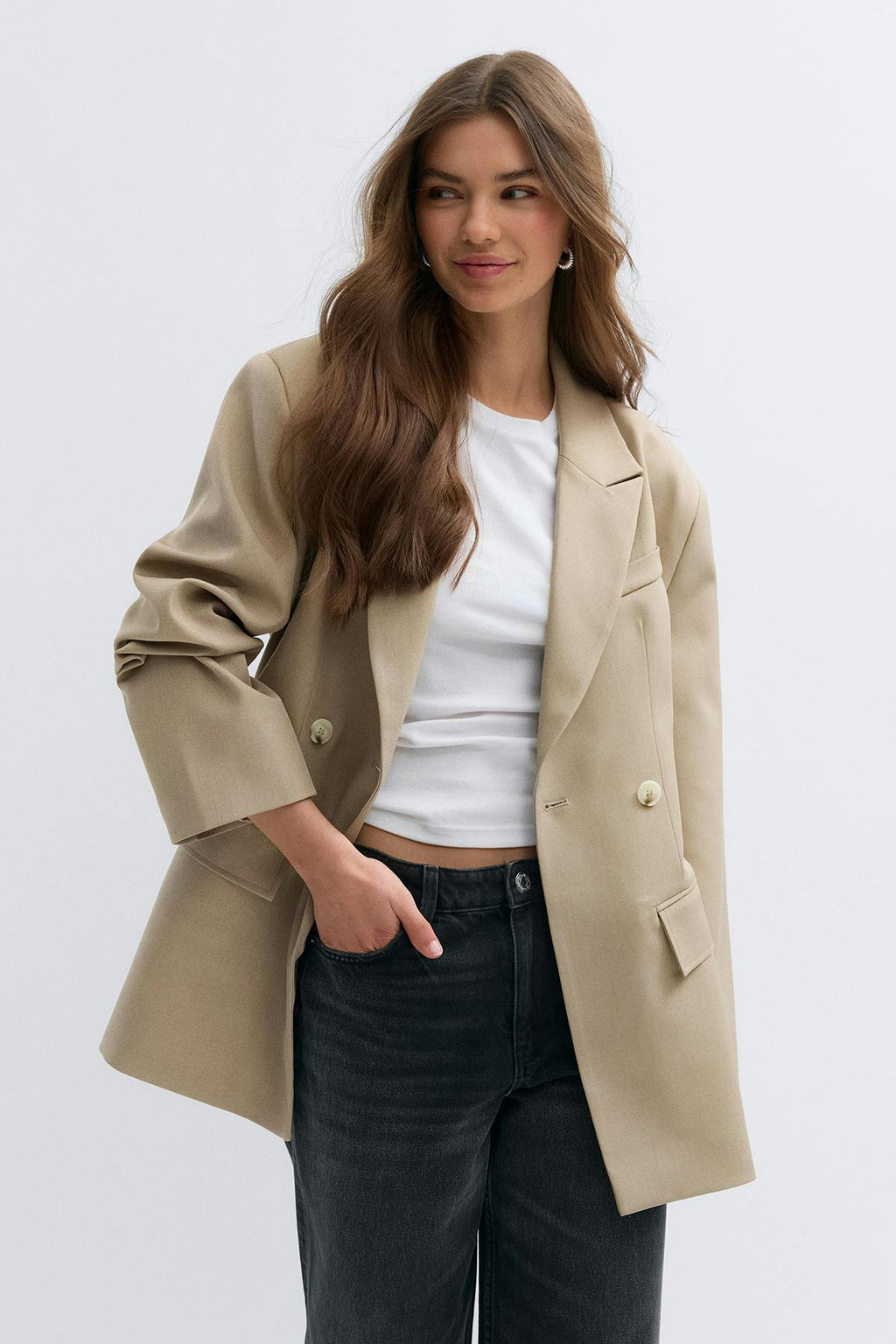 Shaped blazer
