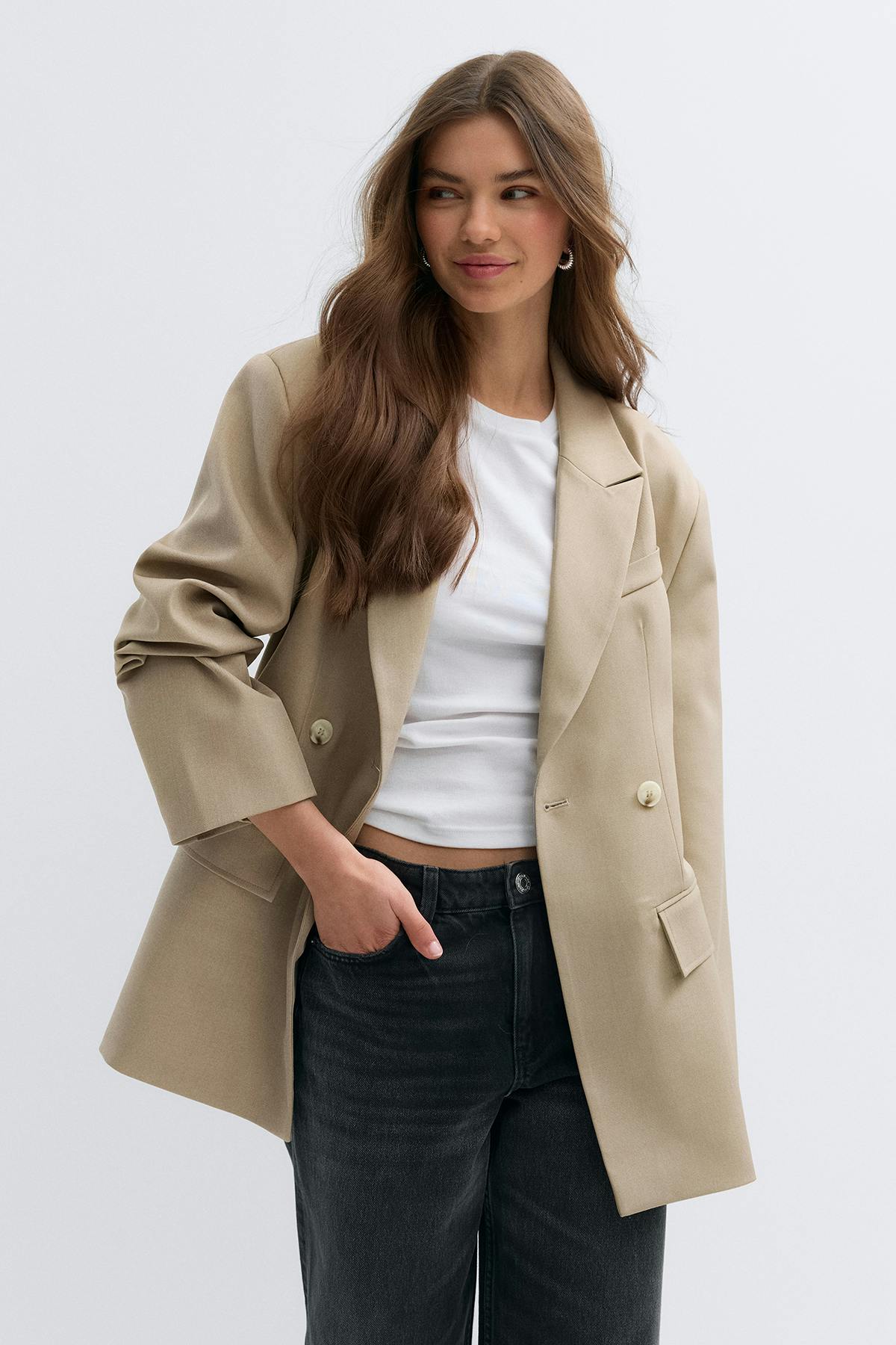 Shaped blazer