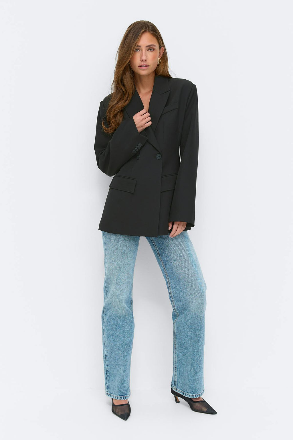 Shaped blazer