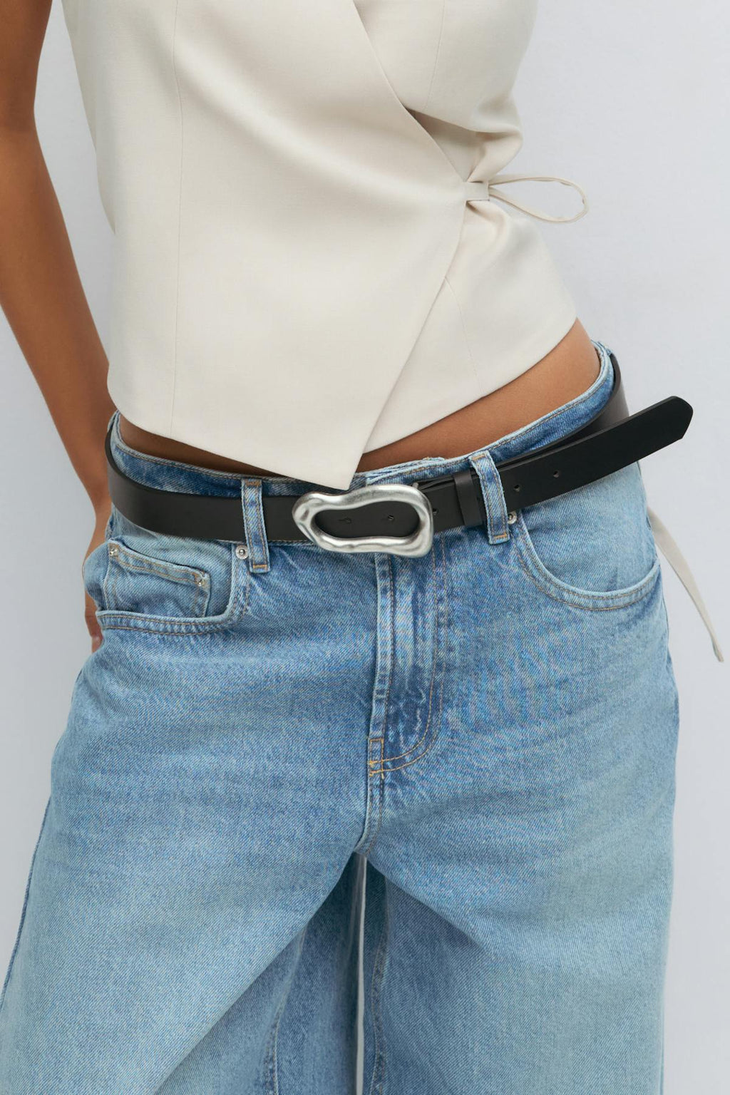 Statement buckel belt