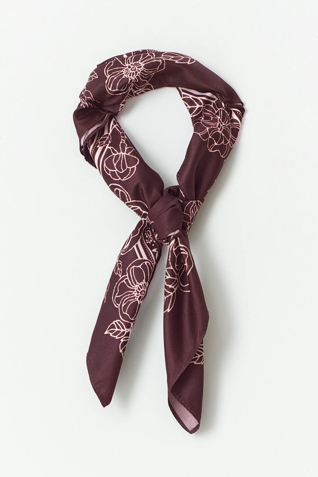 Satin scarf