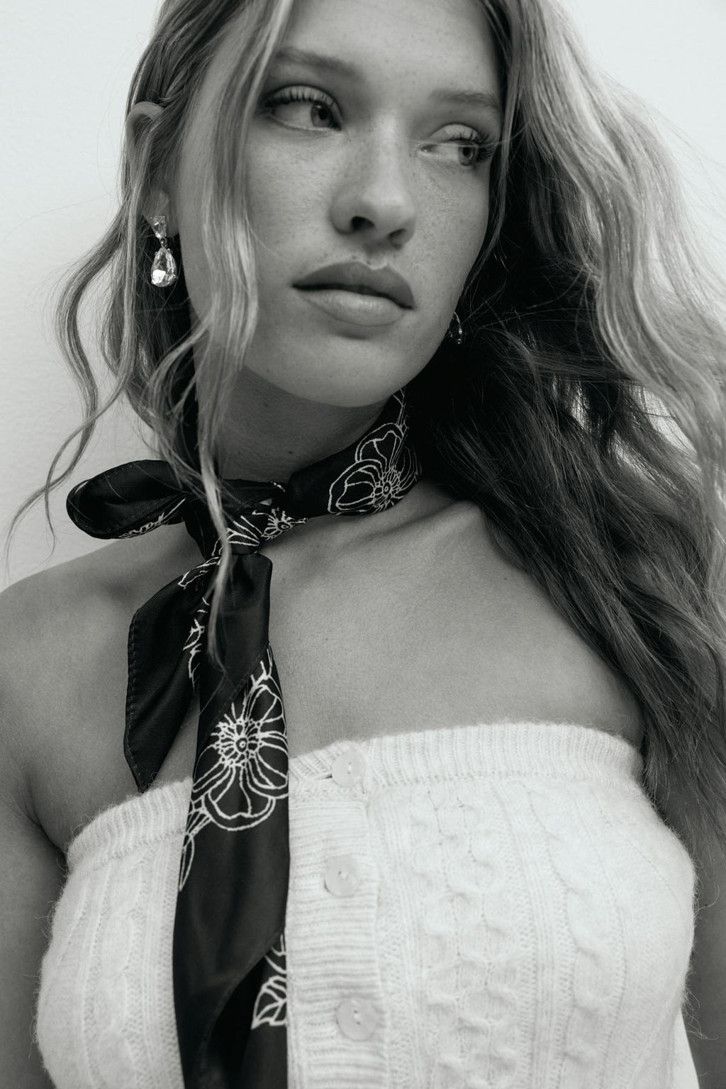 Satin scarf