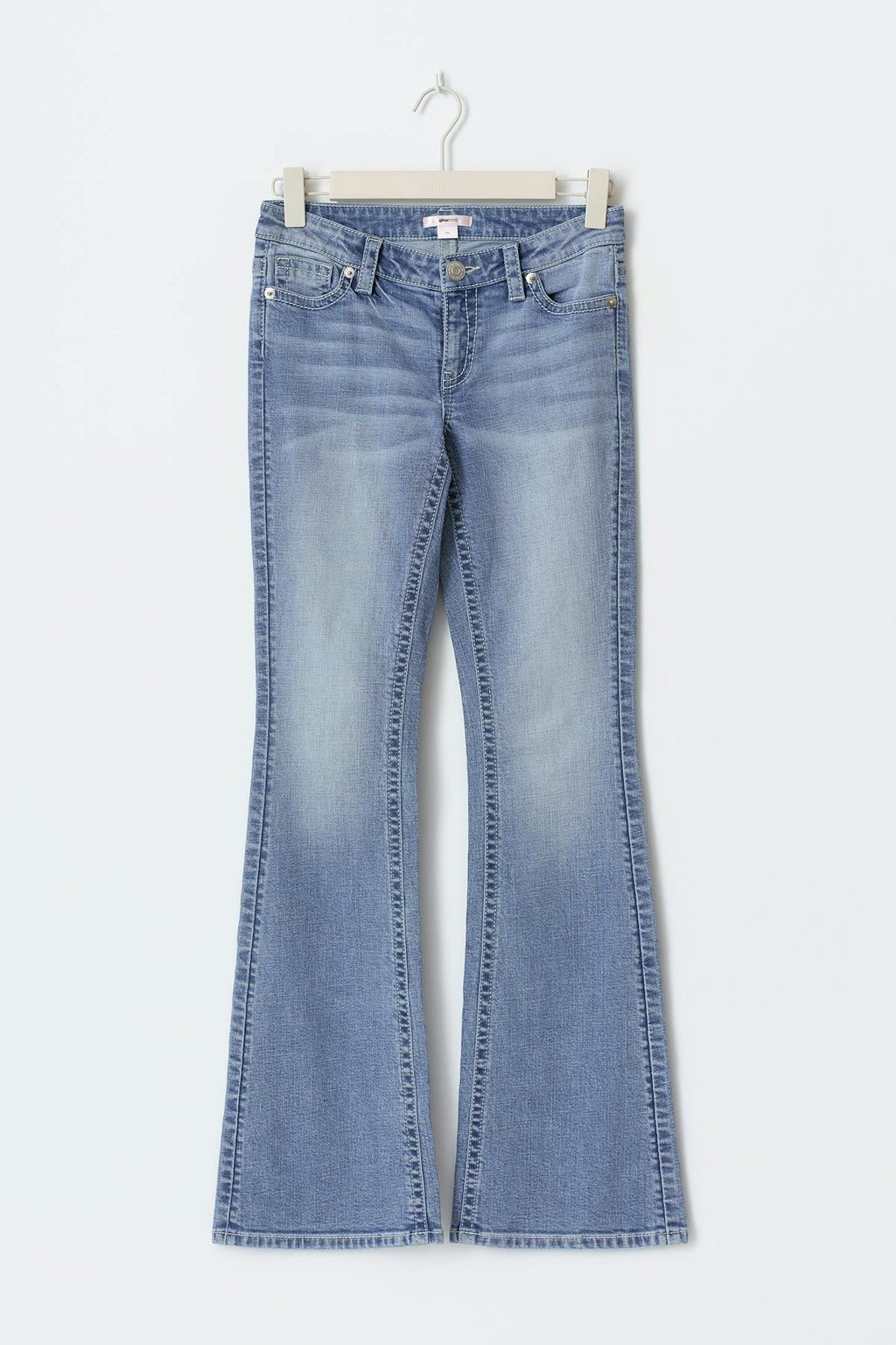 Hip hug flare tall jeans