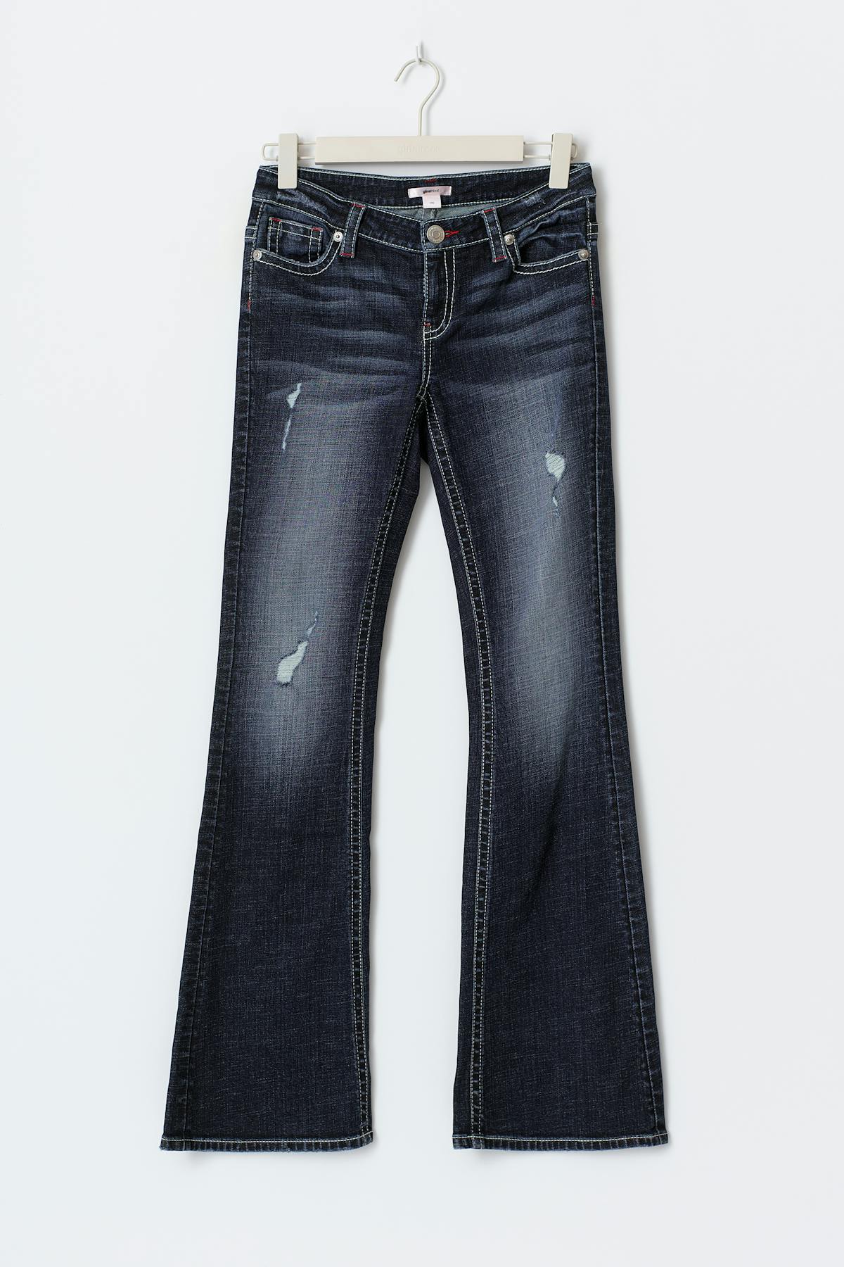 Hip hug flare tall jeans