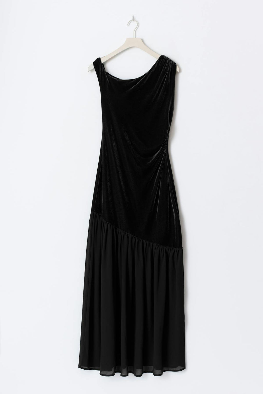 Twisted sheer maxi dress
