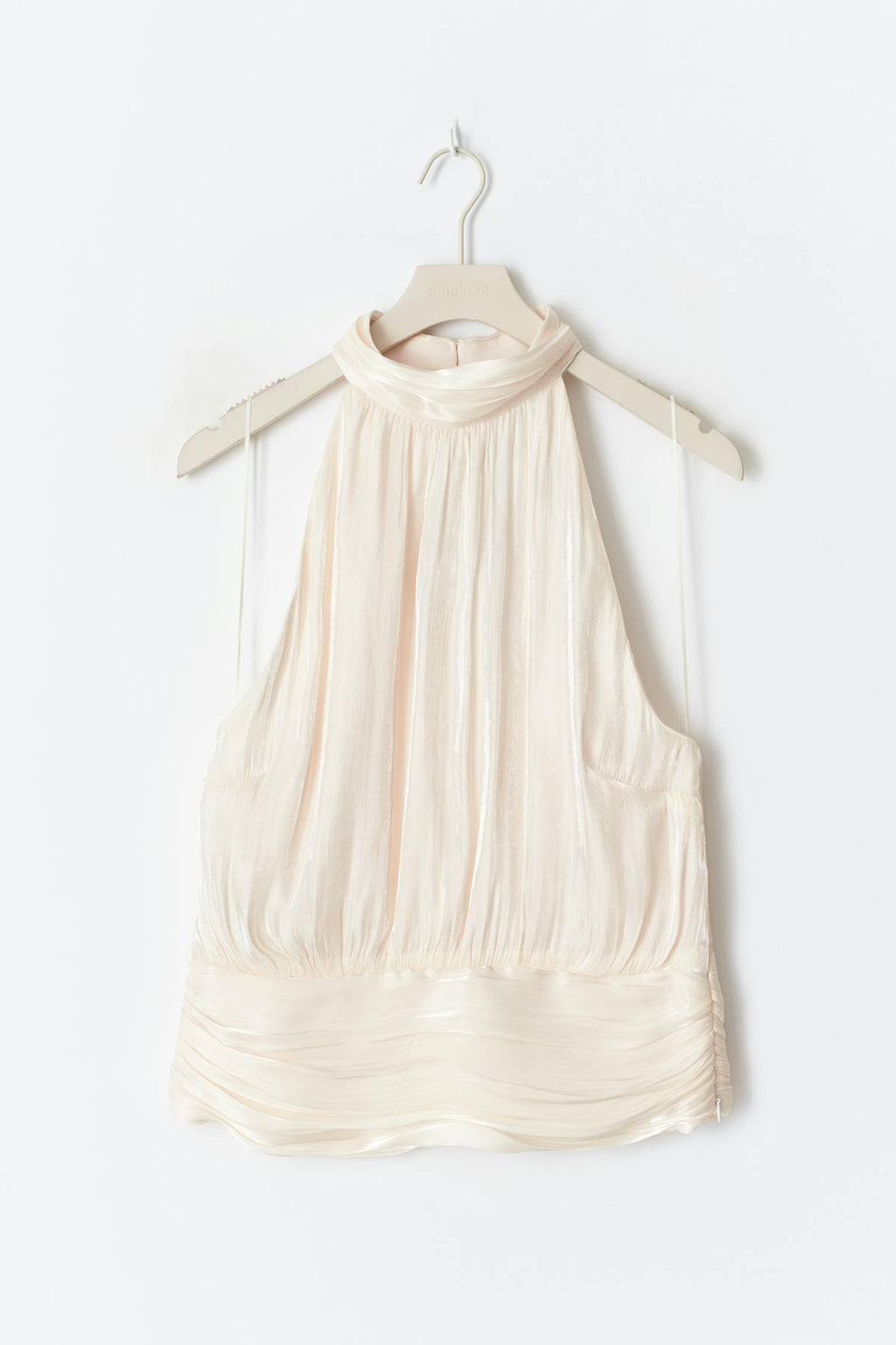 Satin halterneck top
