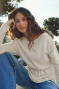 Knitted tie top