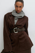 Large buckle belt