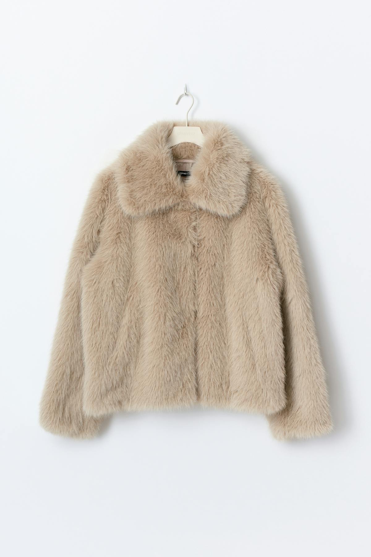 Faux fur short jacket