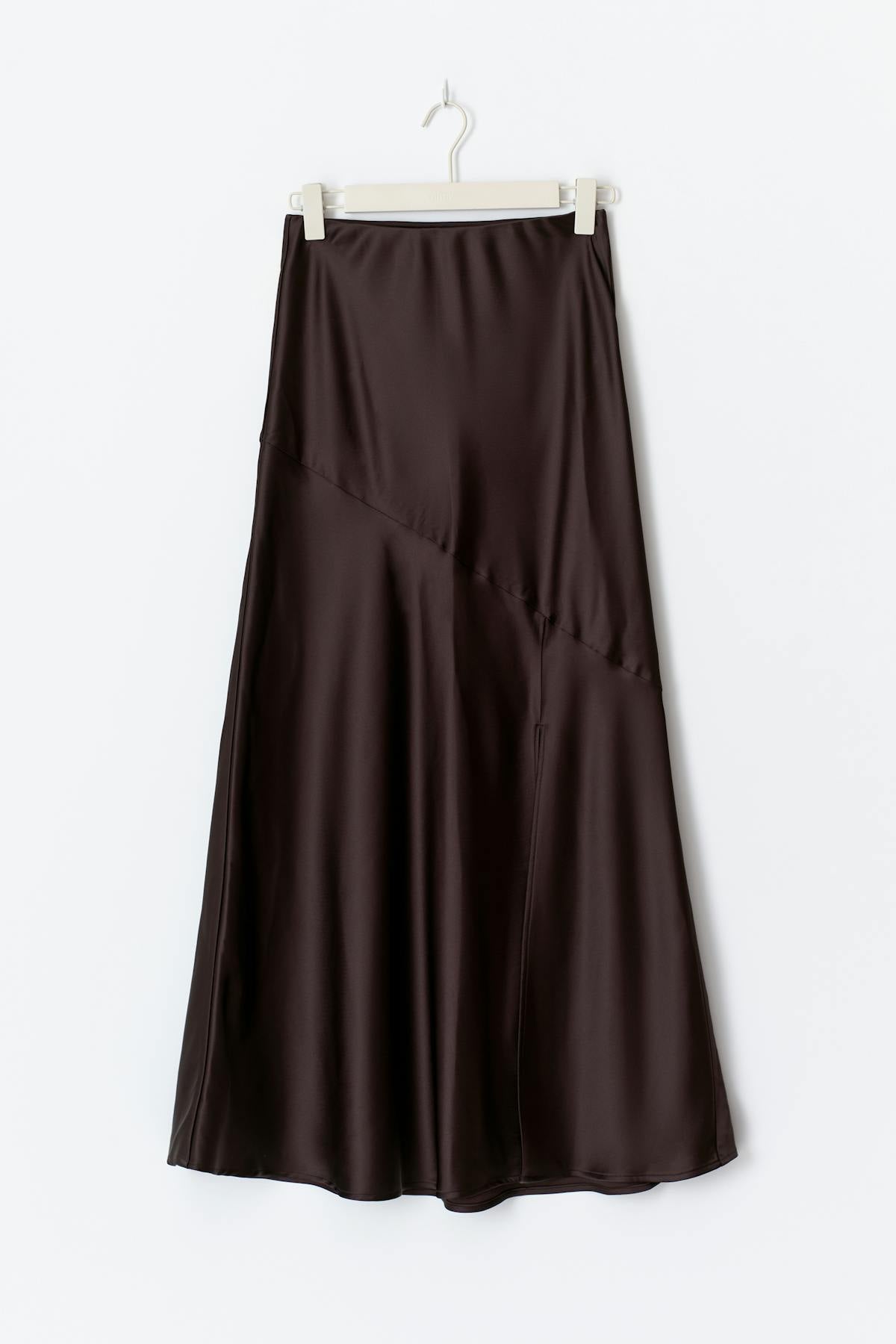 Satin skirt