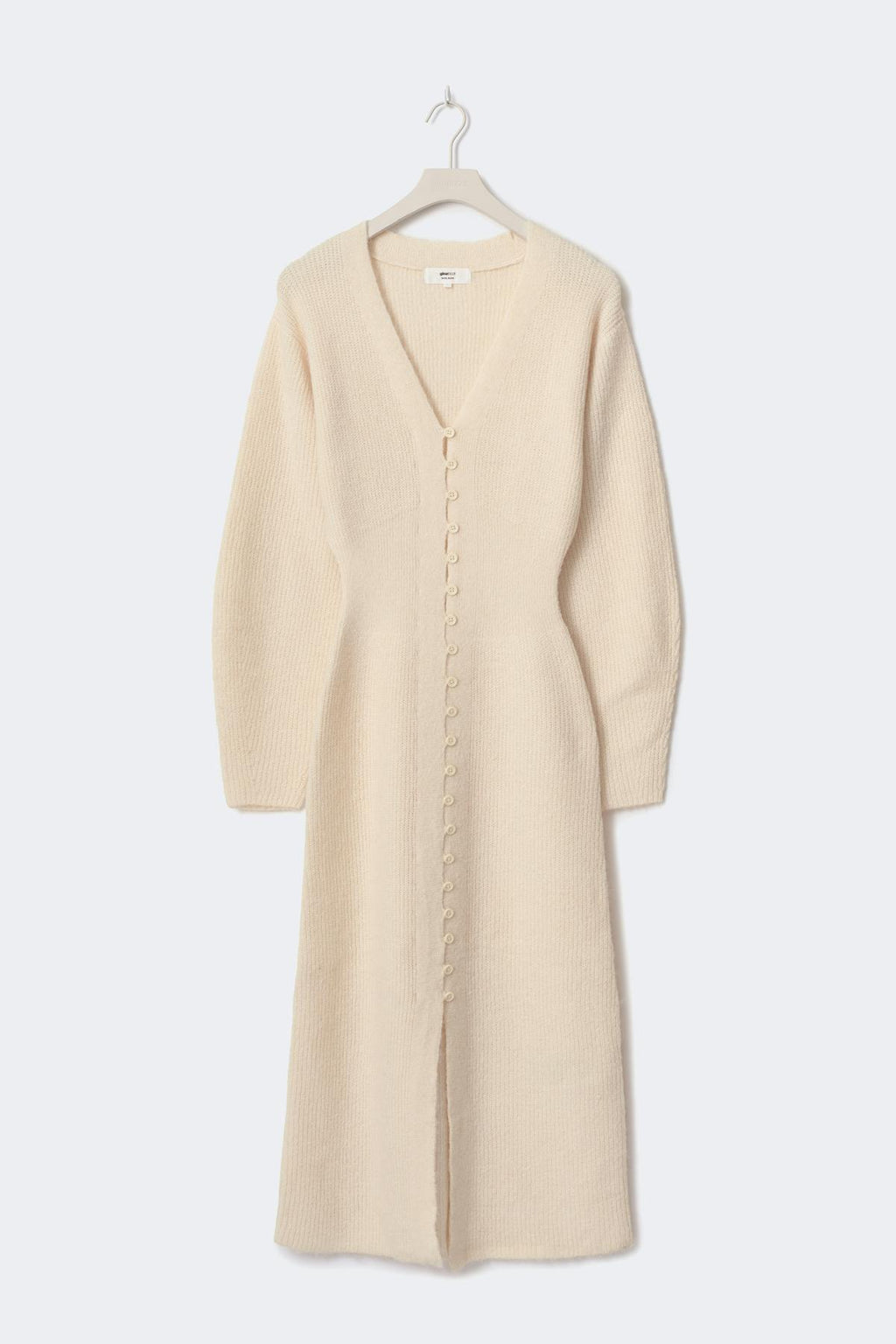 Shaped knitted dress