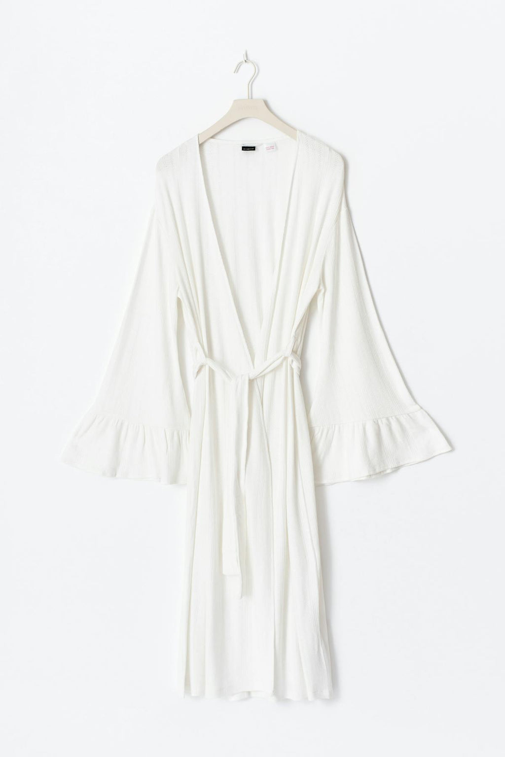 Pointelle loungwear robe