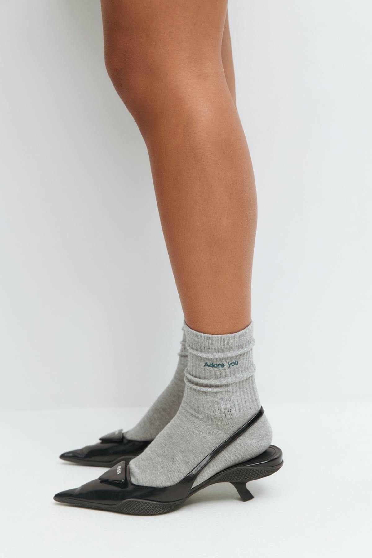 Embroidered socks