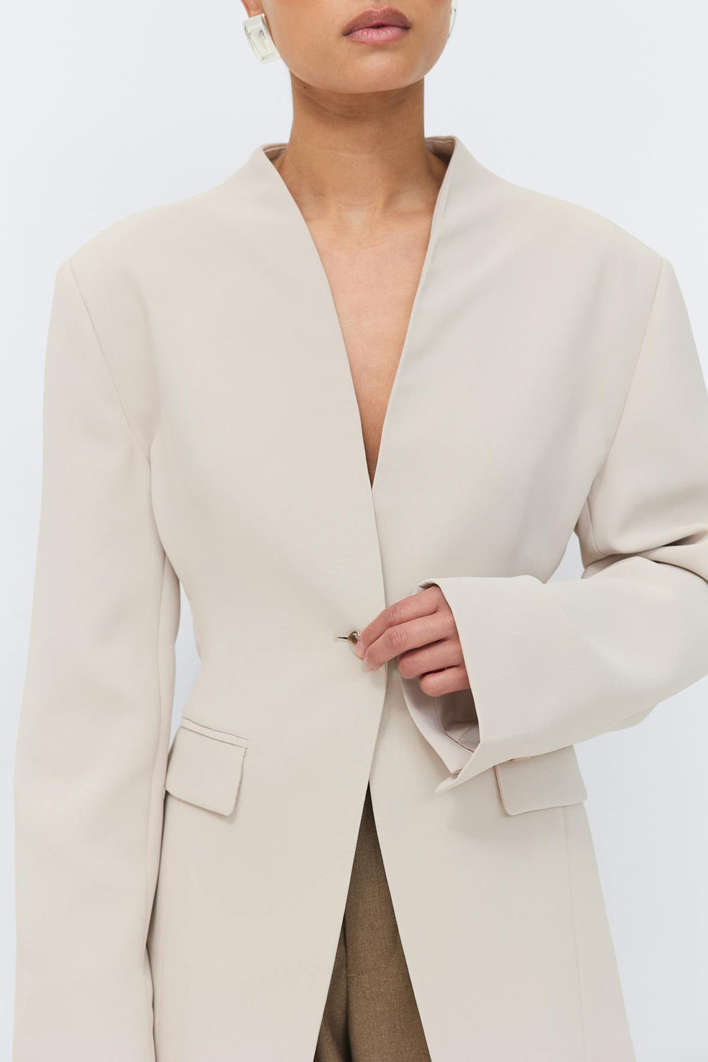 Shaped blazer