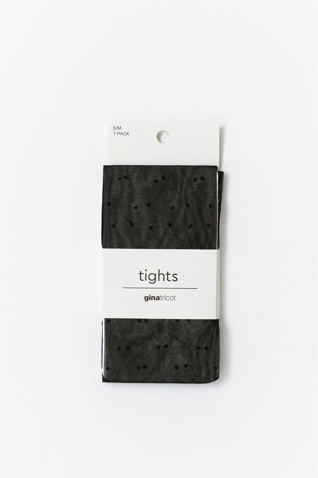 Dobby dot tights