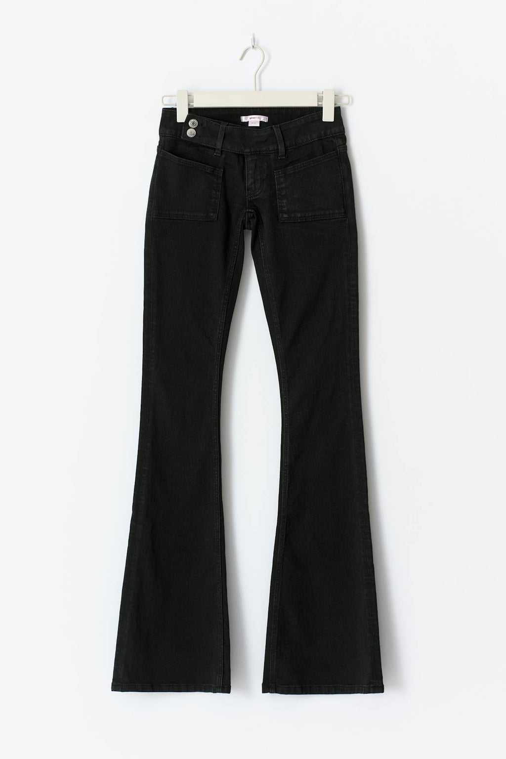 14+ pleated flare jeans