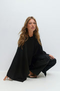 Knitted cape top