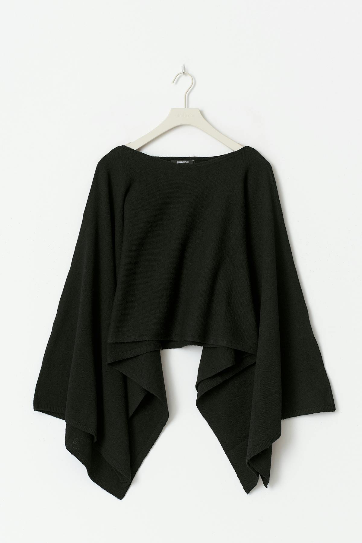 Knitted cape top