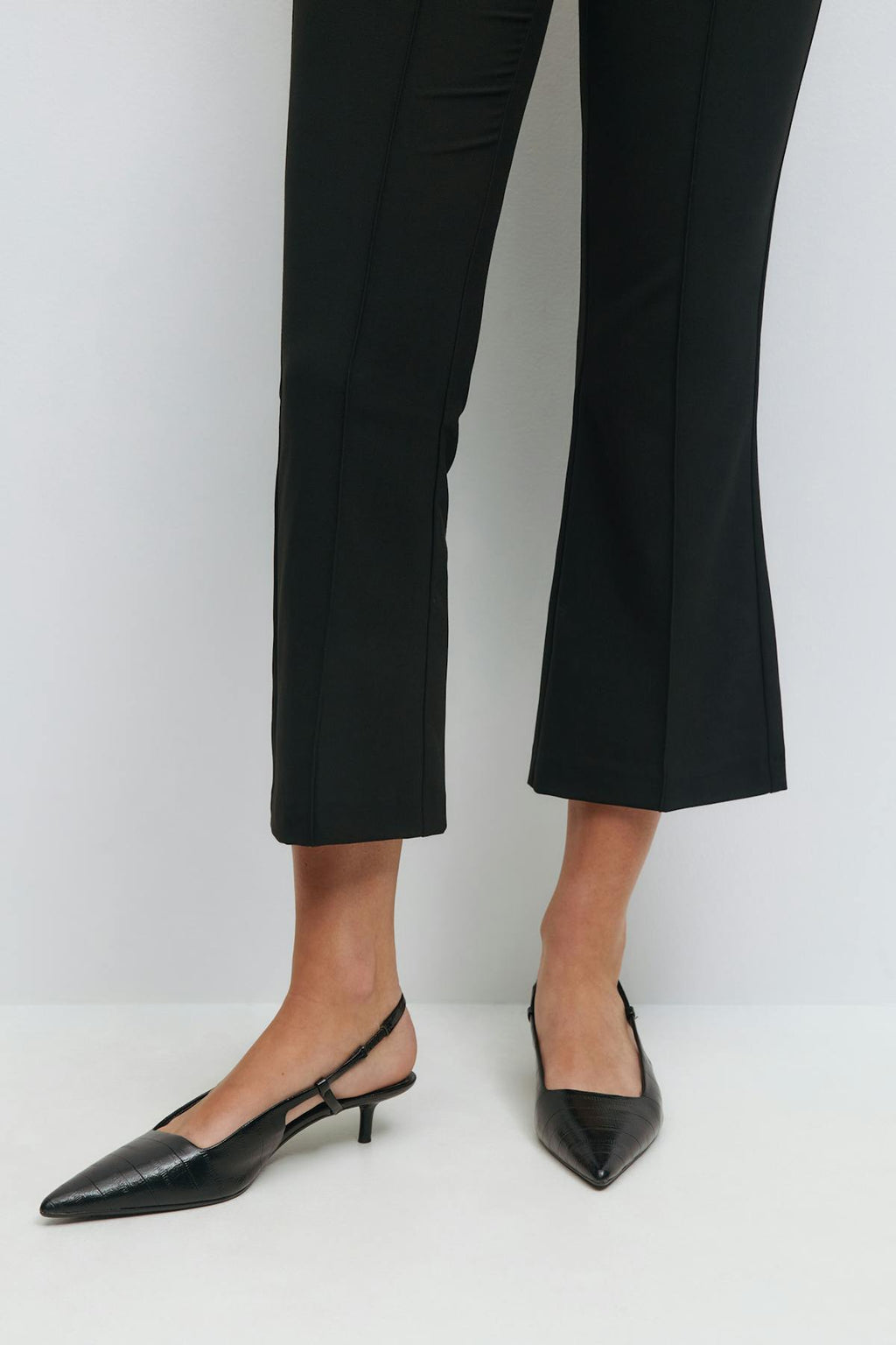 Kick flare trousers