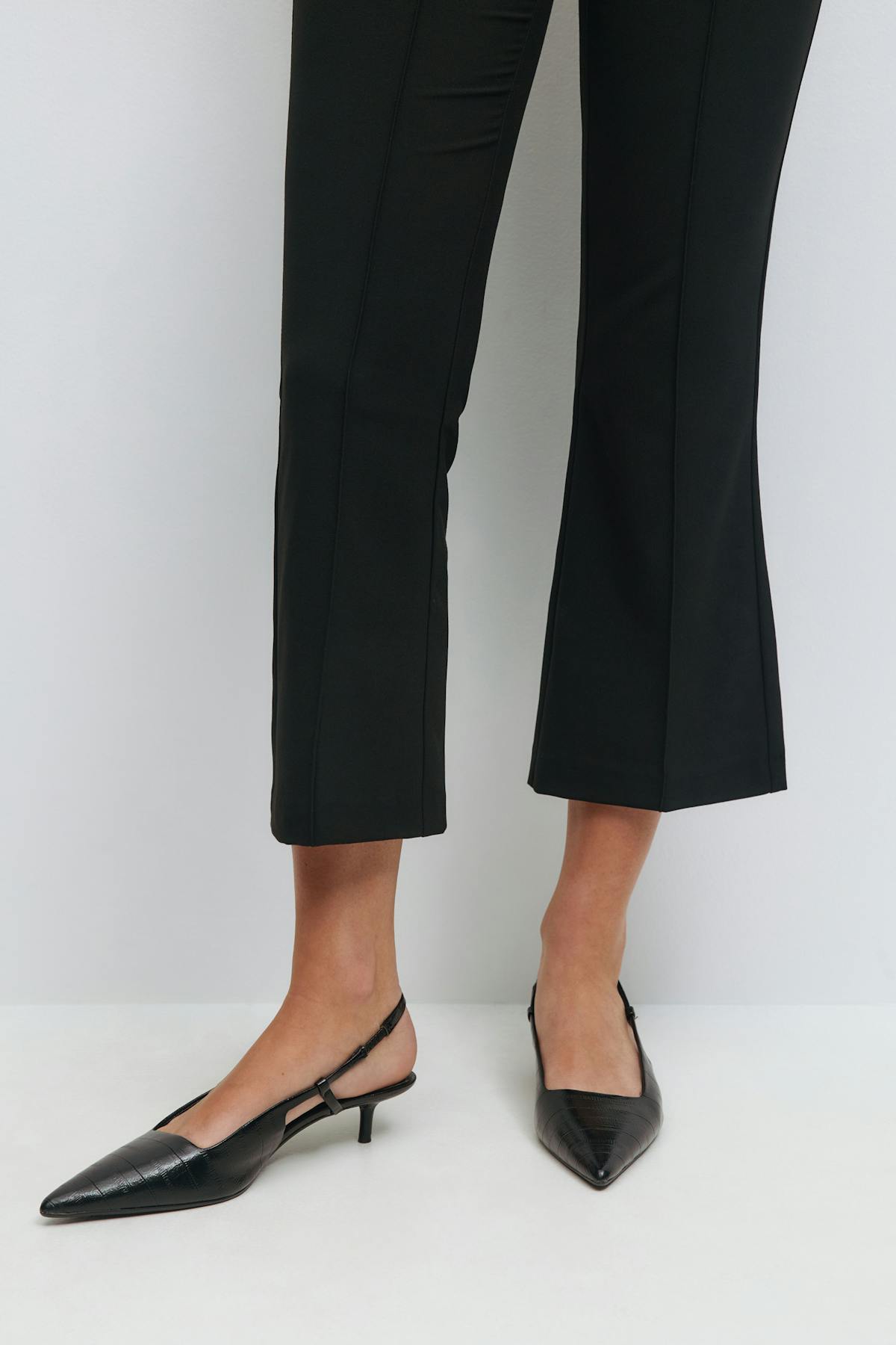 Kick flare trousers