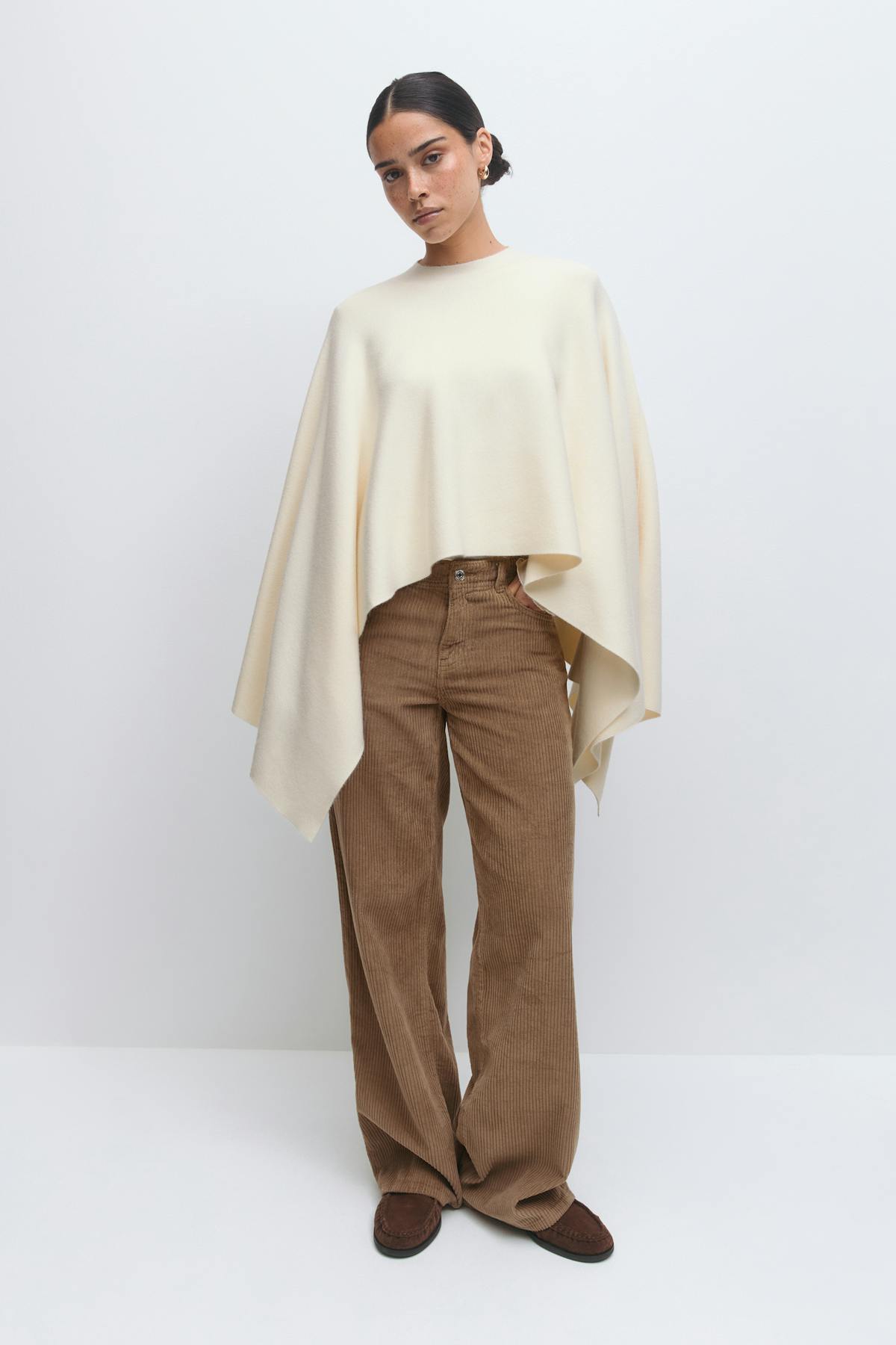Knitted cape top