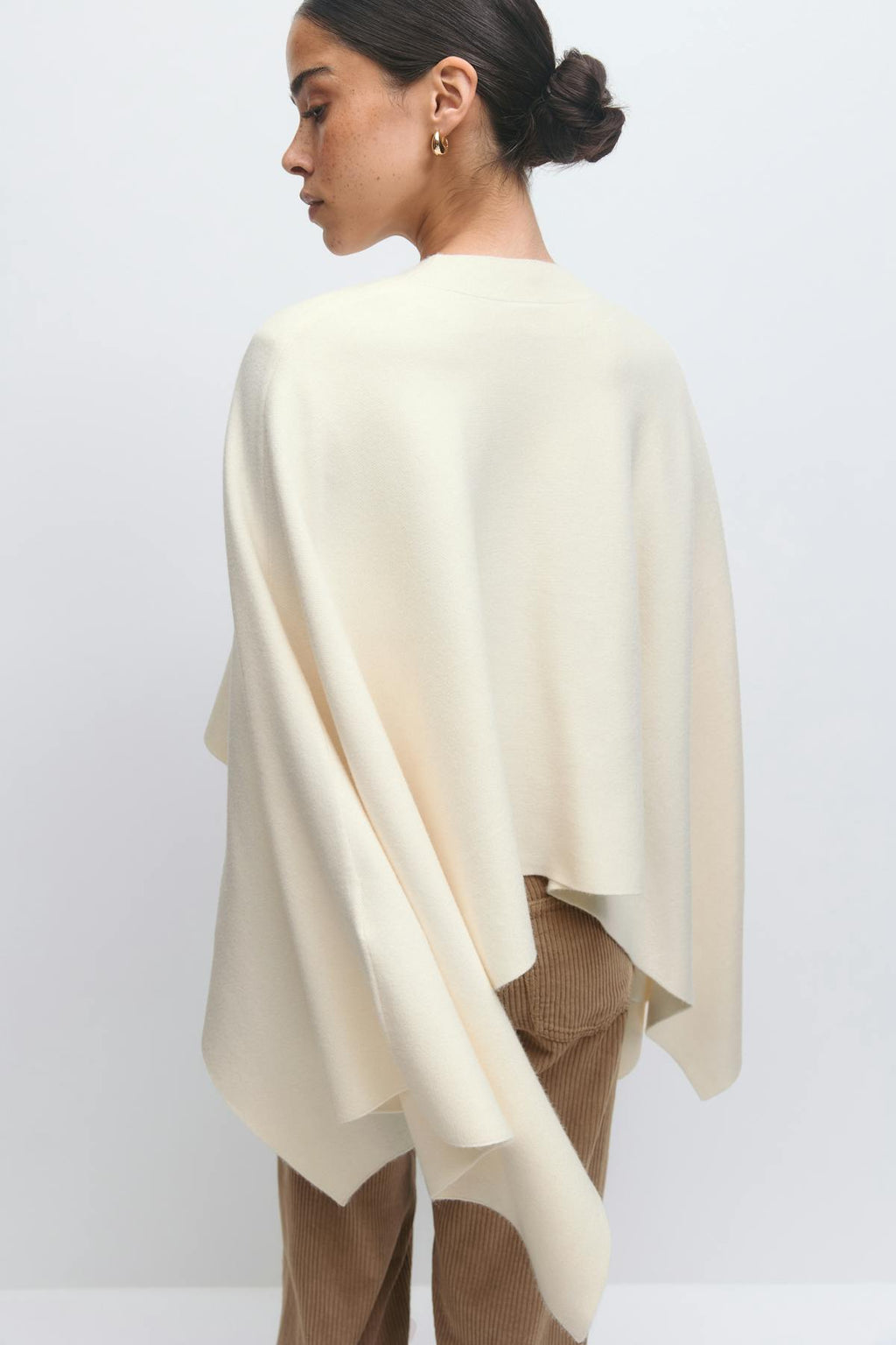 Knitted cape top