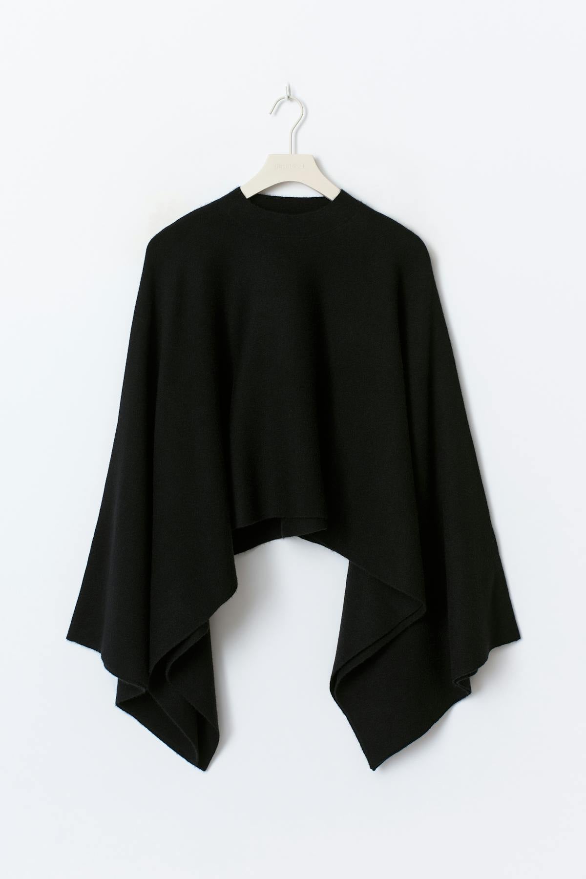 Knitted cape top