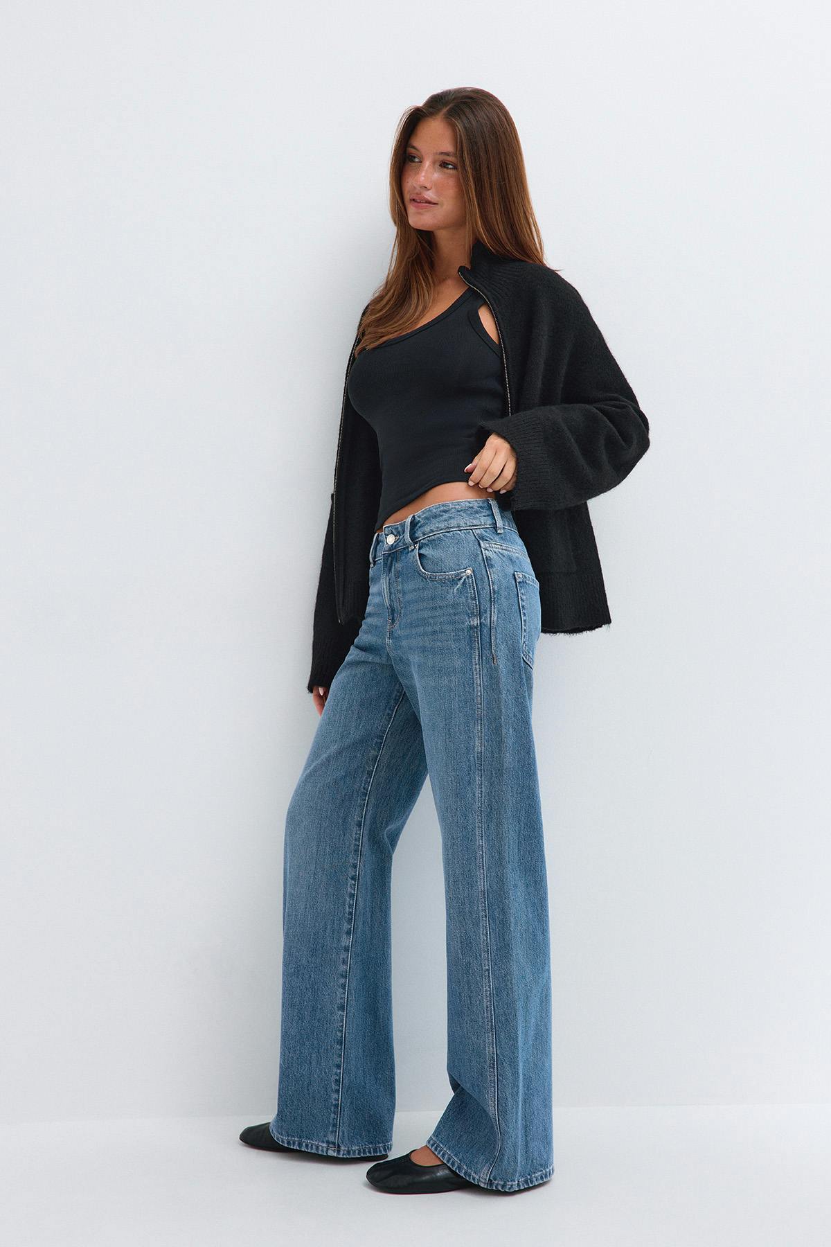 Wide flare jeans
