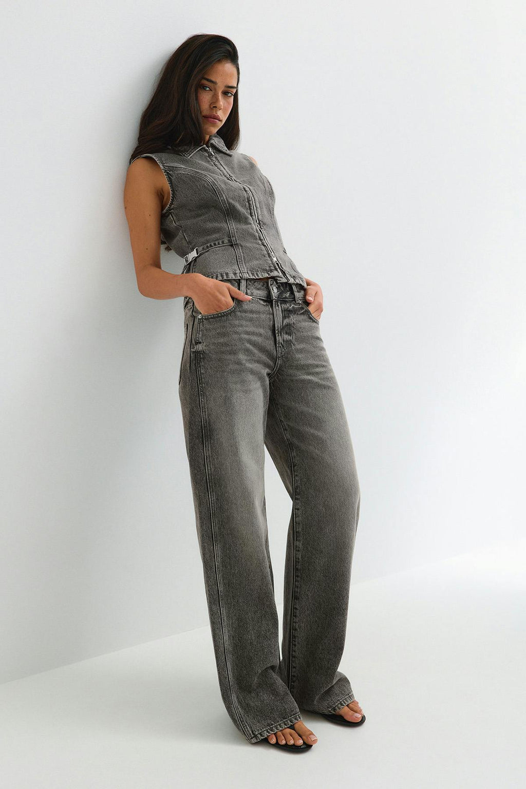 Wide flare jeans