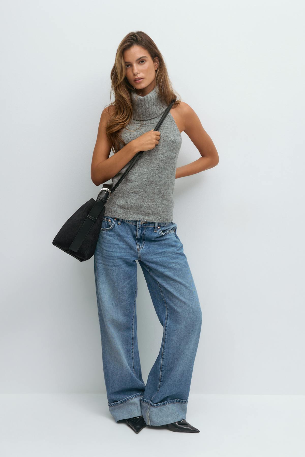 Hair-on tote bag