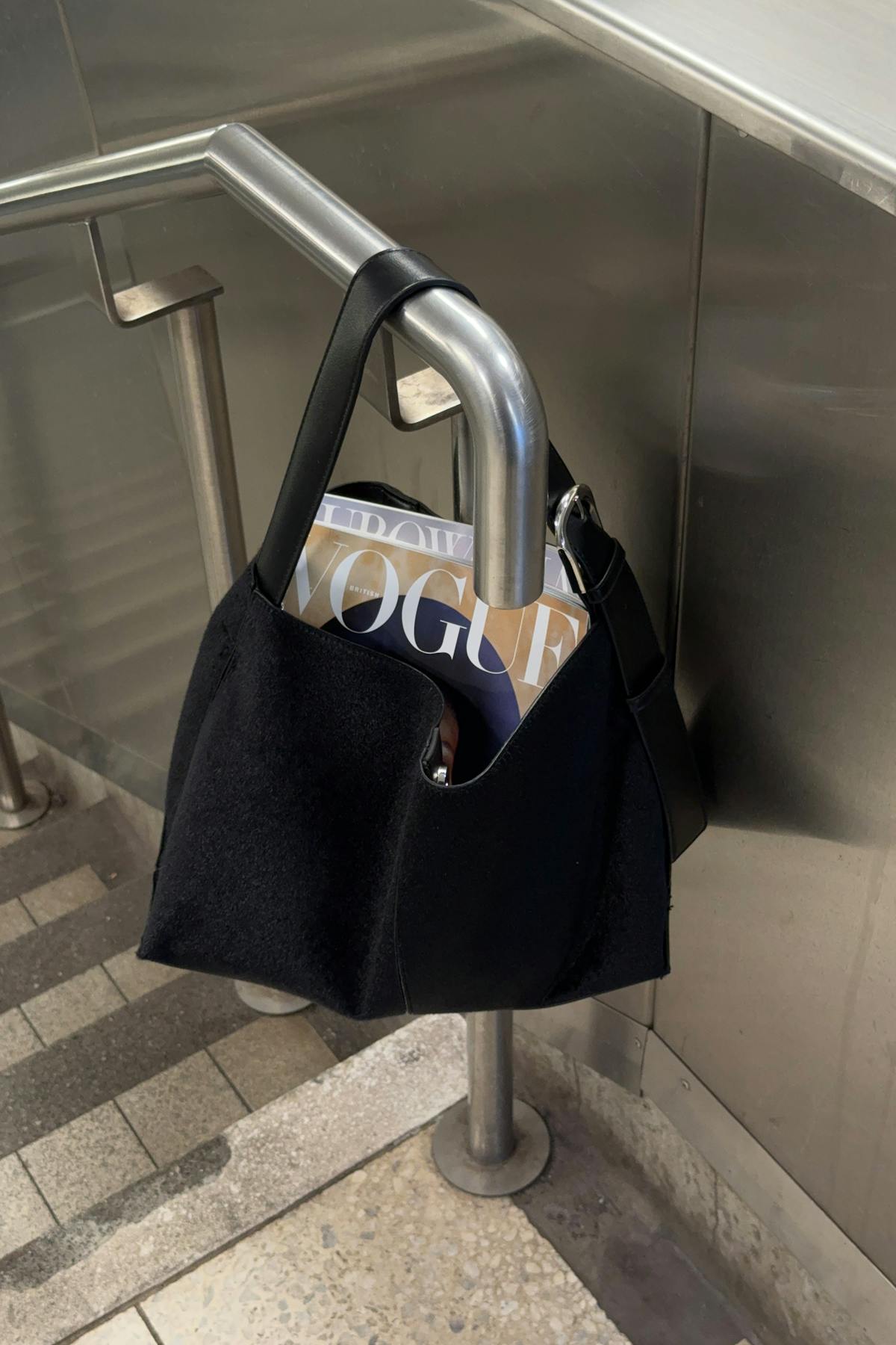 Hair-on tote bag