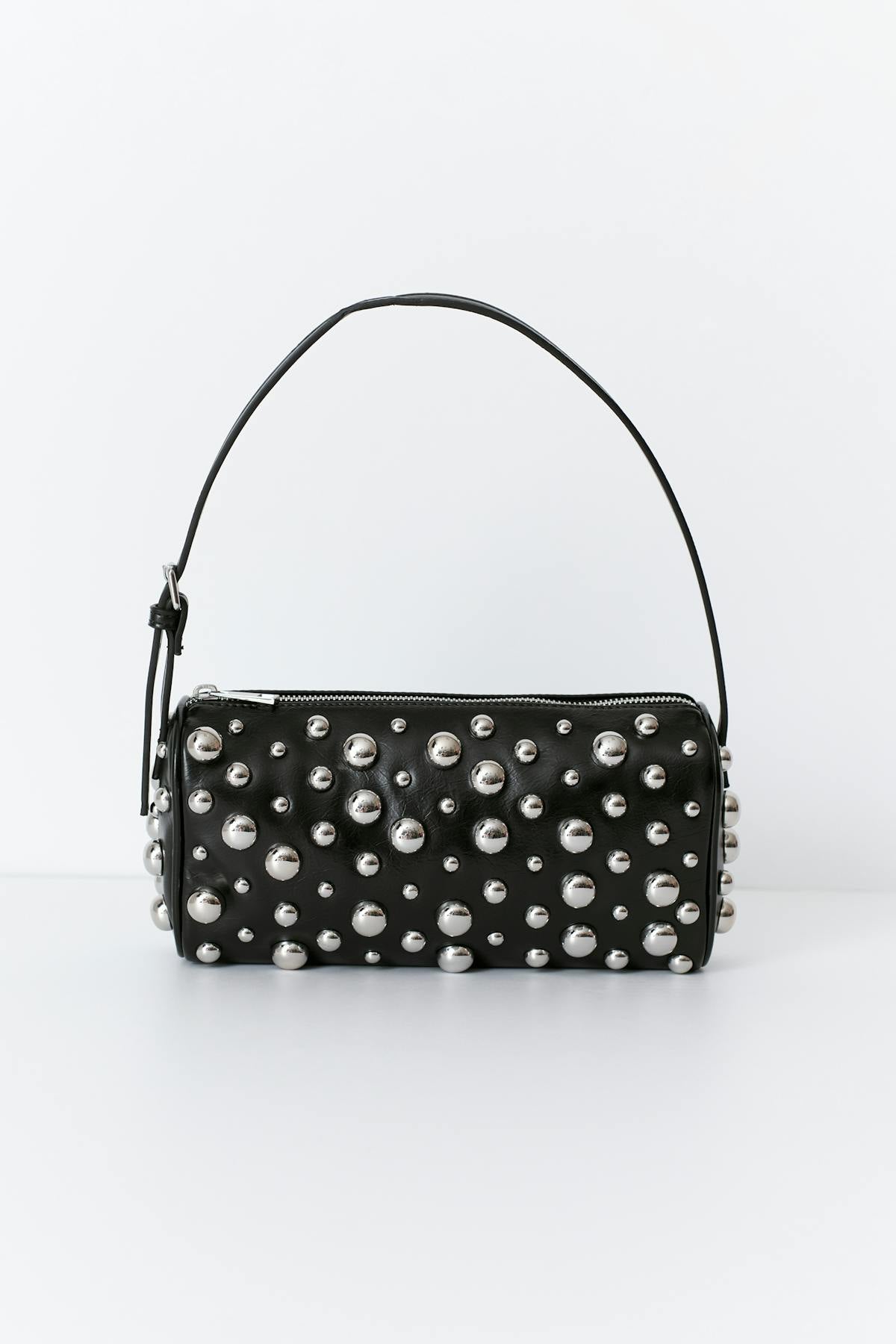Studded shoulder bag