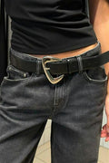 Chunky buckel belt