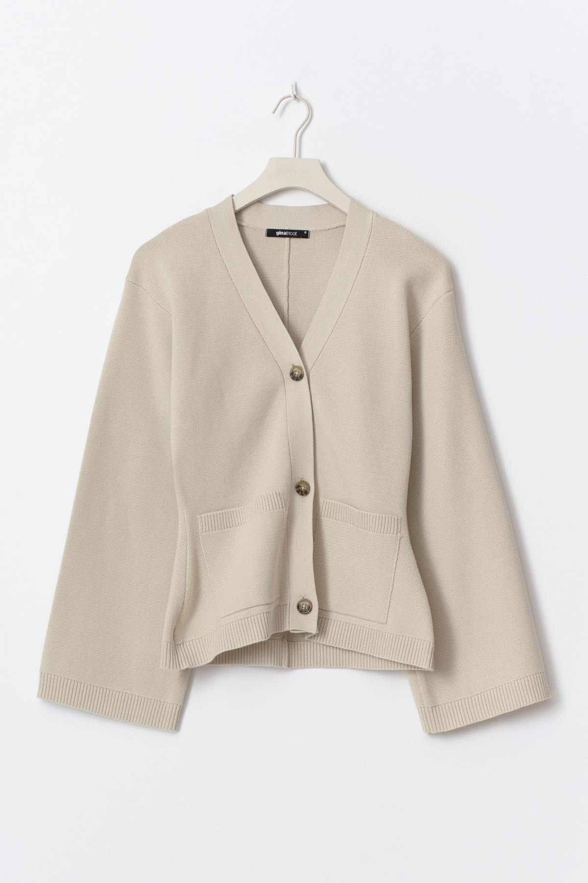 Knitted cotton cardigan
