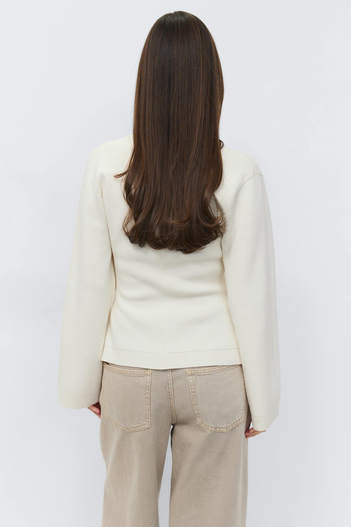 Knitted cotton cardigan