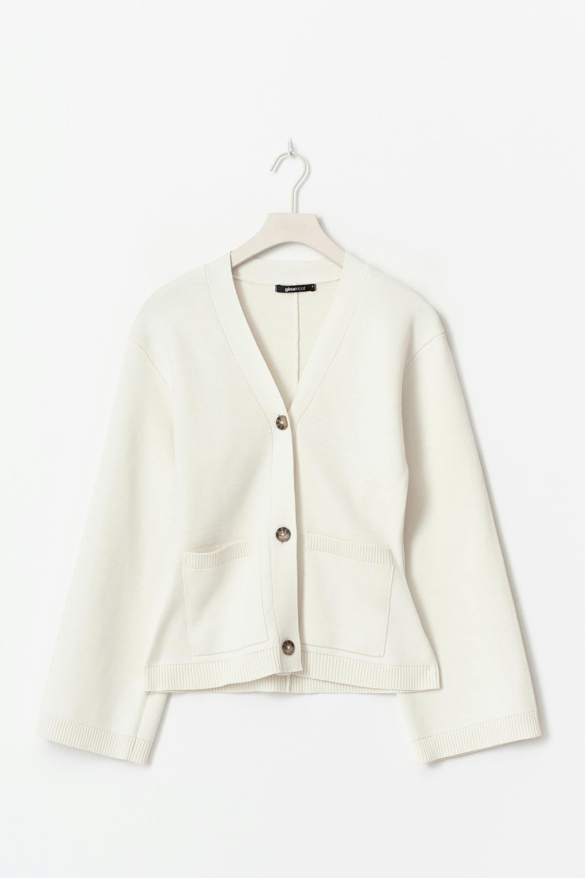 Knitted cotton cardigan