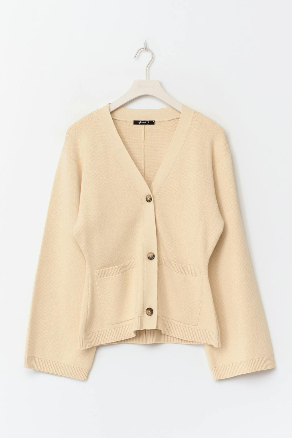Knitted cotton cardigan