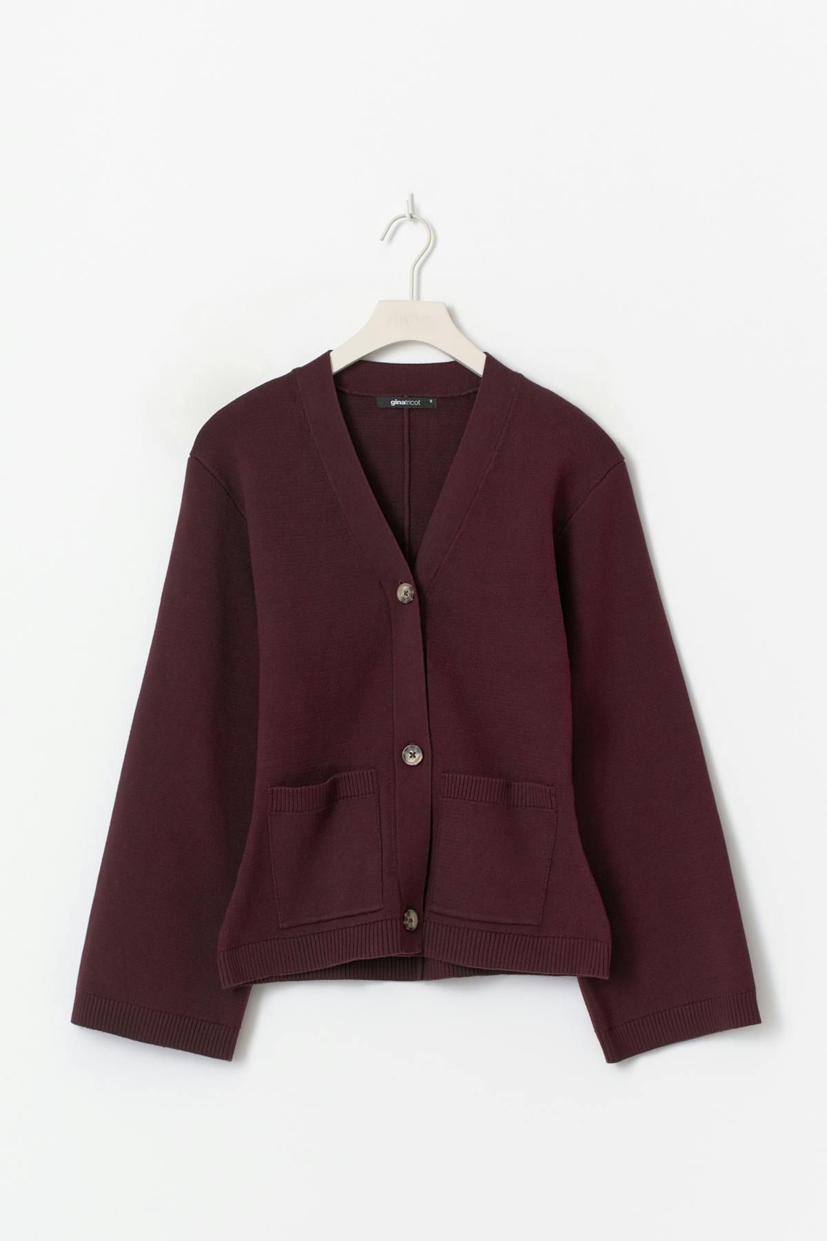 Knitted cotton cardigan