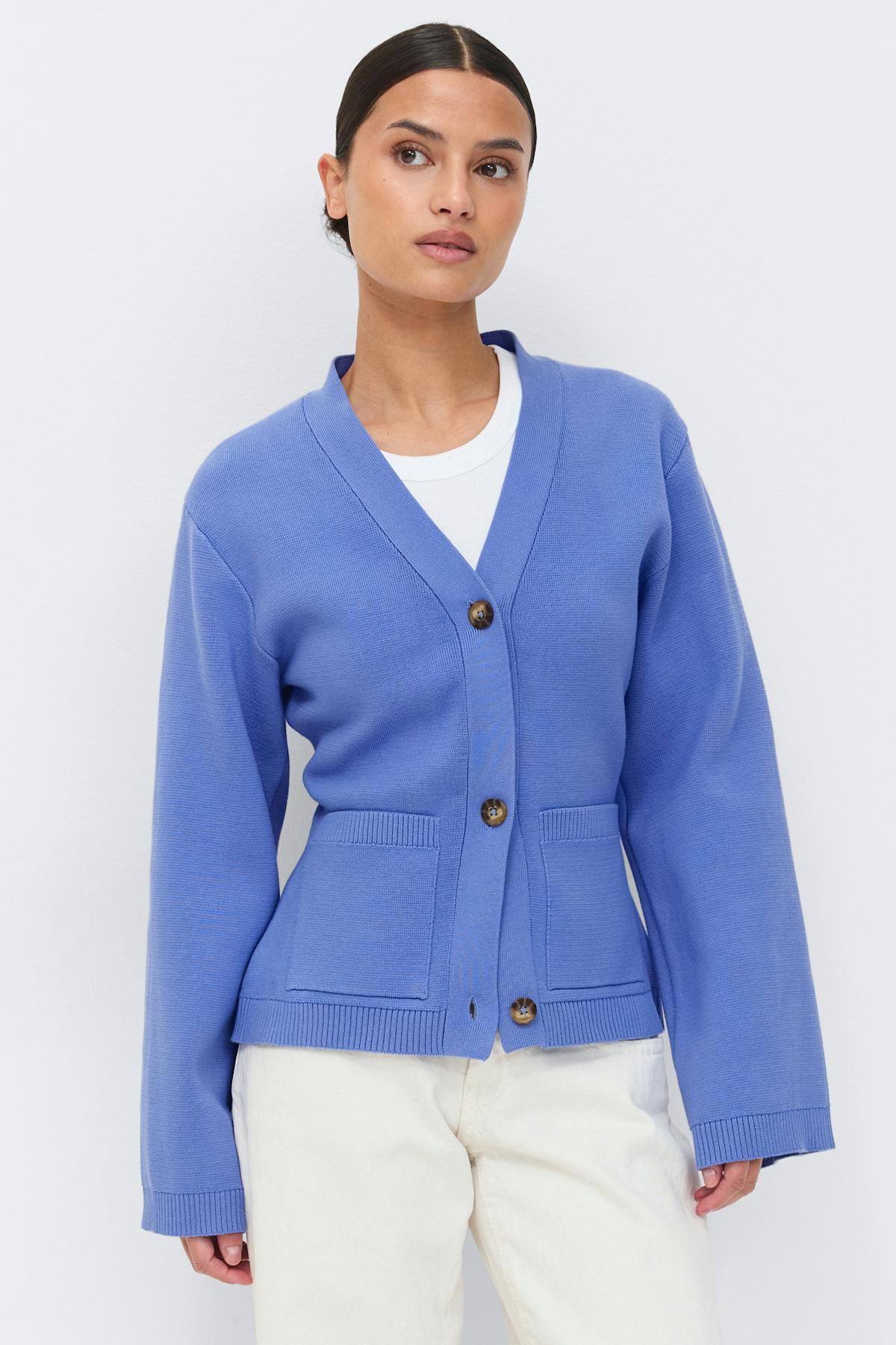 Knitted cotton cardigan