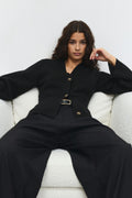 Knitted cotton cardigan