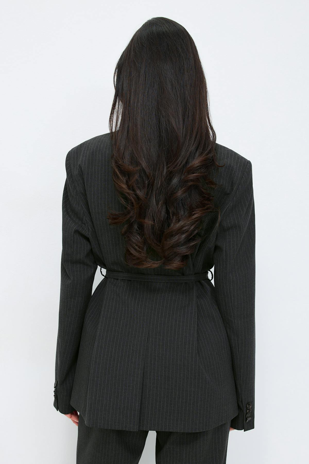 Belted blazer