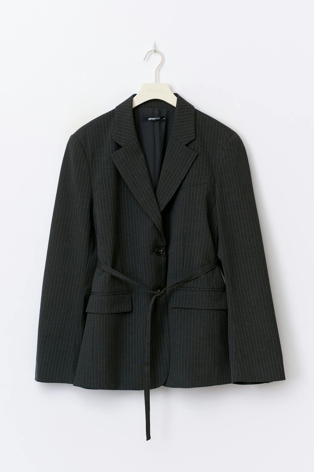 Belted blazer
